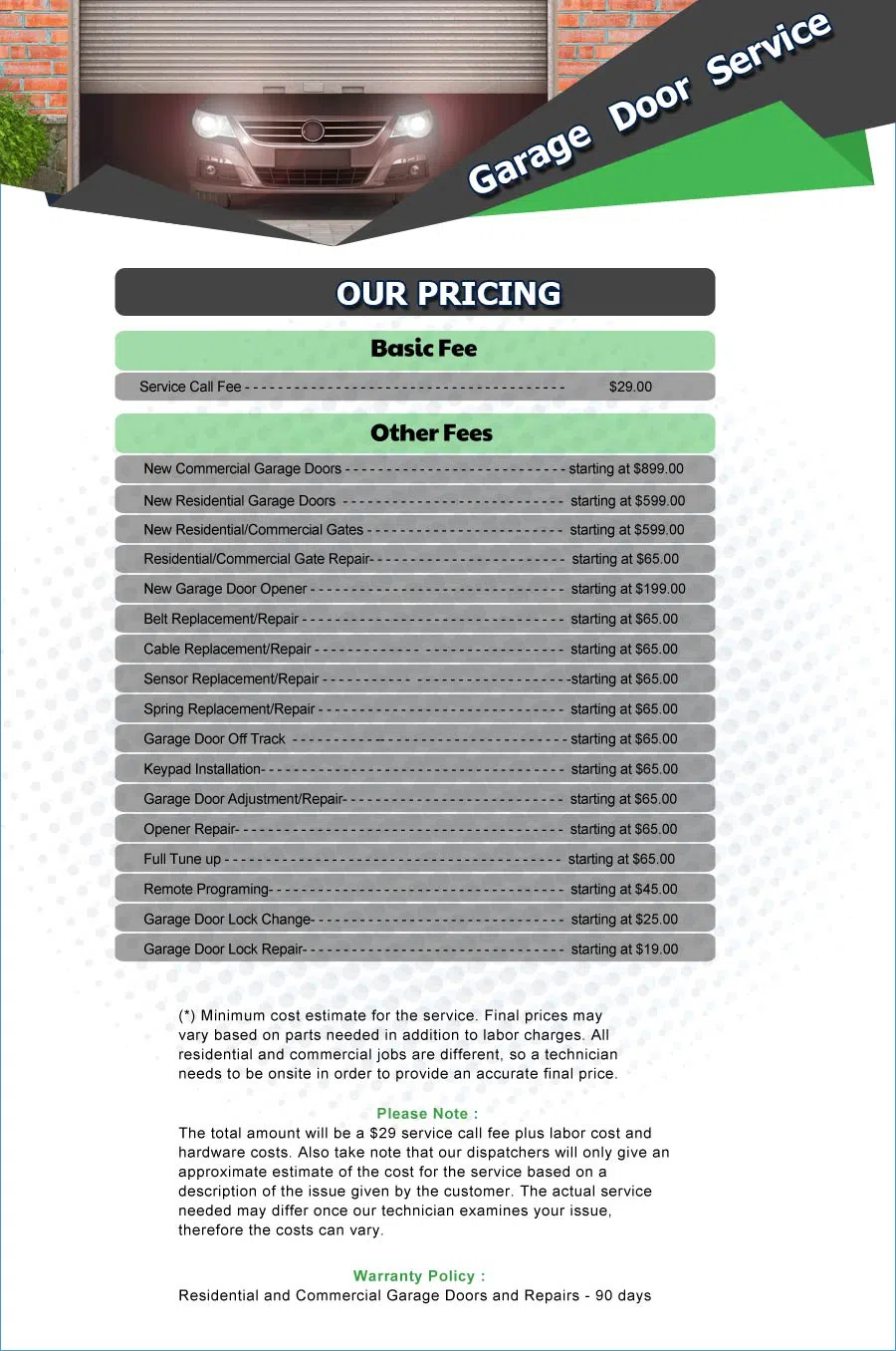 Galaxy Garage Door Service Avon, OH 440-256-6098